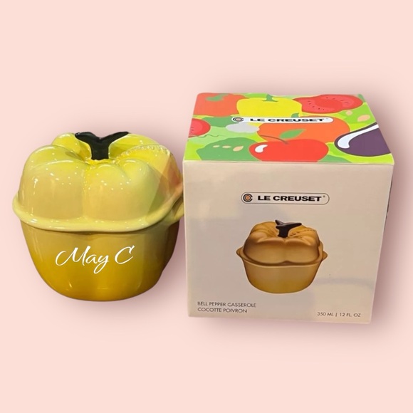 Le Creuset Stoneware Bell Pepper Casserole Cocotte (Soleil)